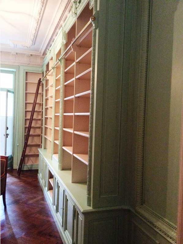 Aménagement d’une pièce en bibliothèque