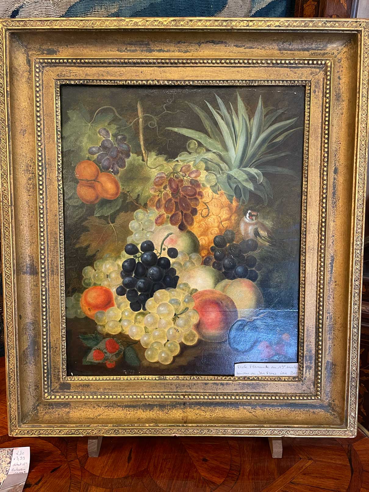 Tableau 19ème siècle, école de Jan Frans Van Dael
