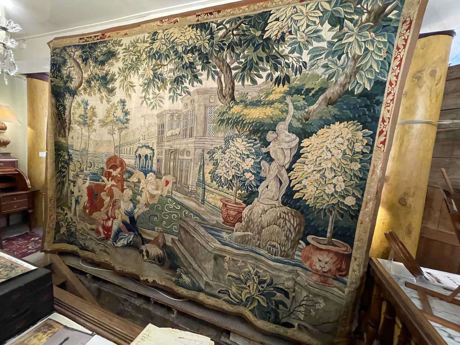 Tapisserie des flandres fin 17e
